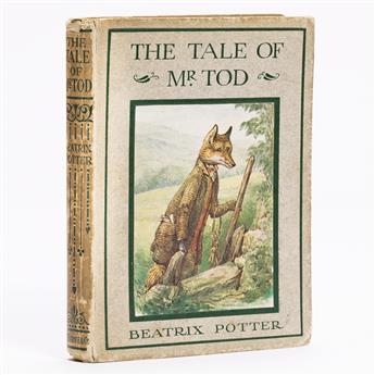 Potter, Beatrix (1866-1943) The Tale of Mr. Tod, signed first edition.